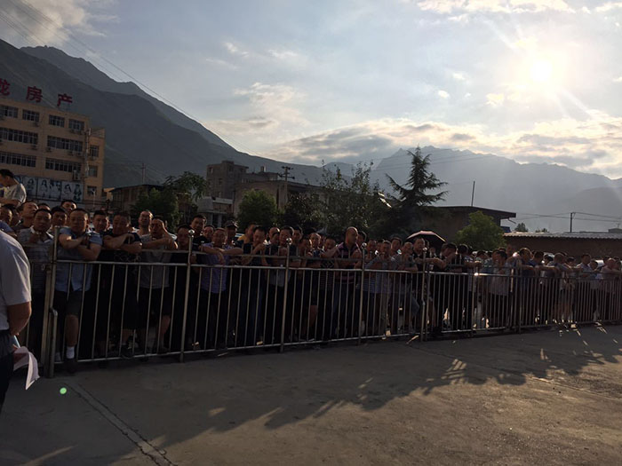 2017年8月份高技工、中技工的考試現(xiàn)場