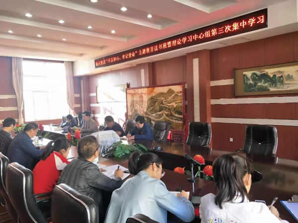 隴運(yùn)集團(tuán)公司召開“不忘初心、牢記使命”主題教育讀書班暨理論學(xué)習(xí)中心組第三次、第四次集中學(xué)習(xí)會議