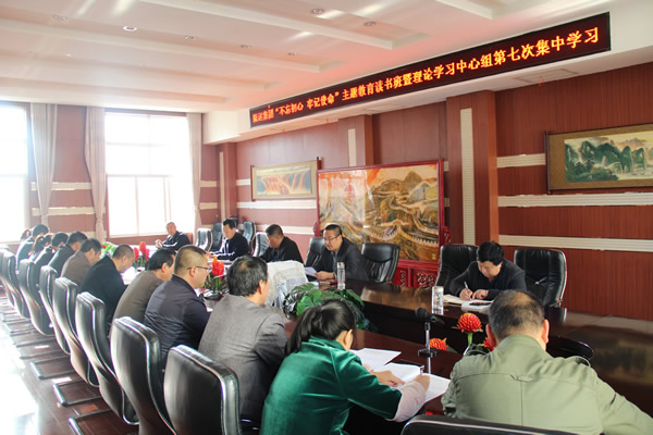 隴運(yùn)集團(tuán)公司黨委召開(kāi)“不忘初心、牢記使命”主題教育讀書(shū)班暨理論學(xué)習(xí)中心組第七次集中學(xué)習(xí)（擴(kuò)大）會(huì)議